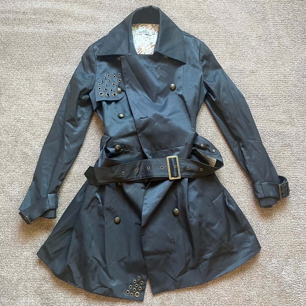 VTG 00’s / Y2K Kat Von D Los Angeles Women’s Trench Coat